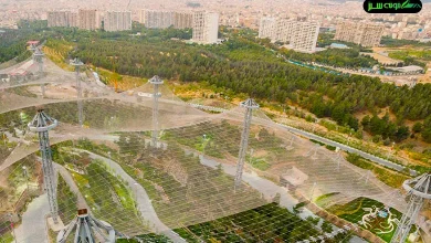 نمایی از باغ پرندگان تهران