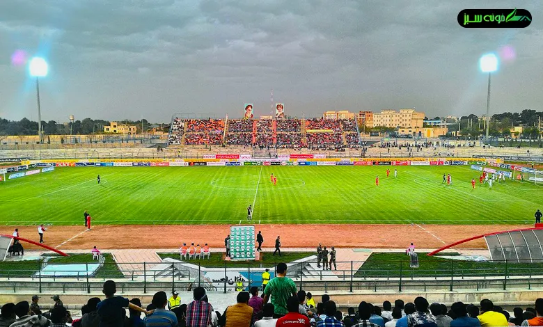 نمایی زیبا و جالب از ورزشگاه شهر قدس
