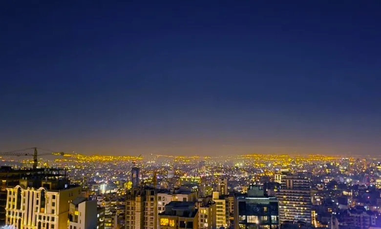 نمایی دیدنی از بام بوکان تهران