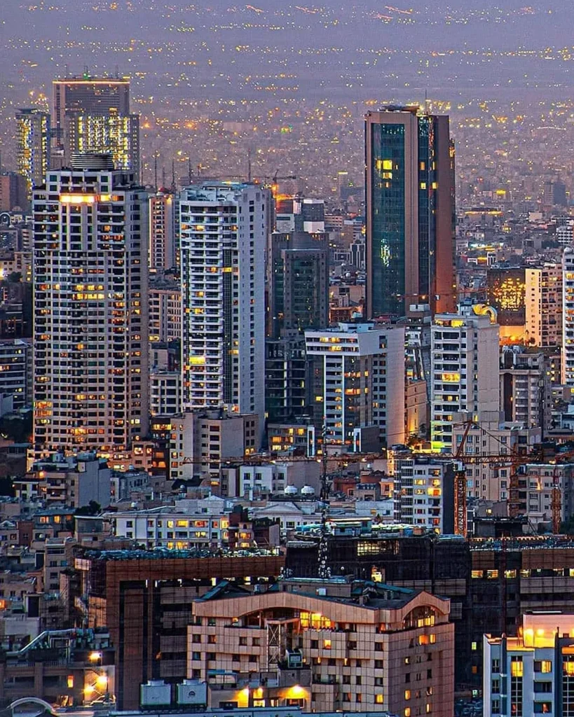 نمایی زیبا از بام بوکان