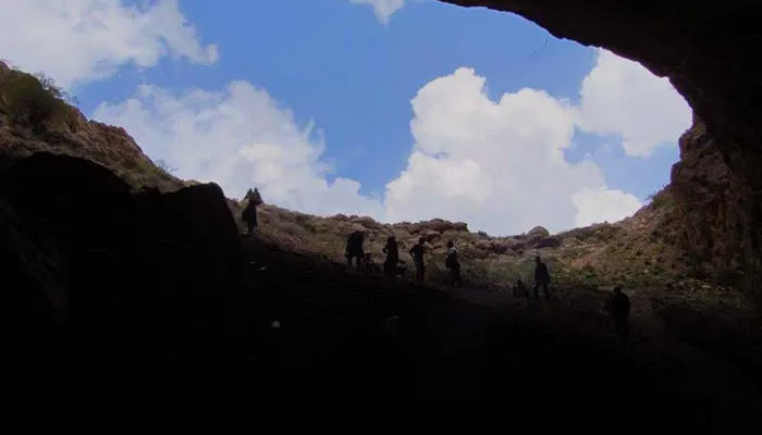 تصویری زیبا از غار رودافشان