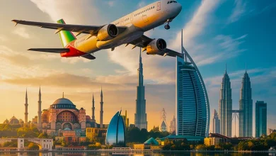 فاصله تهران تا شهر های محبوب جهان